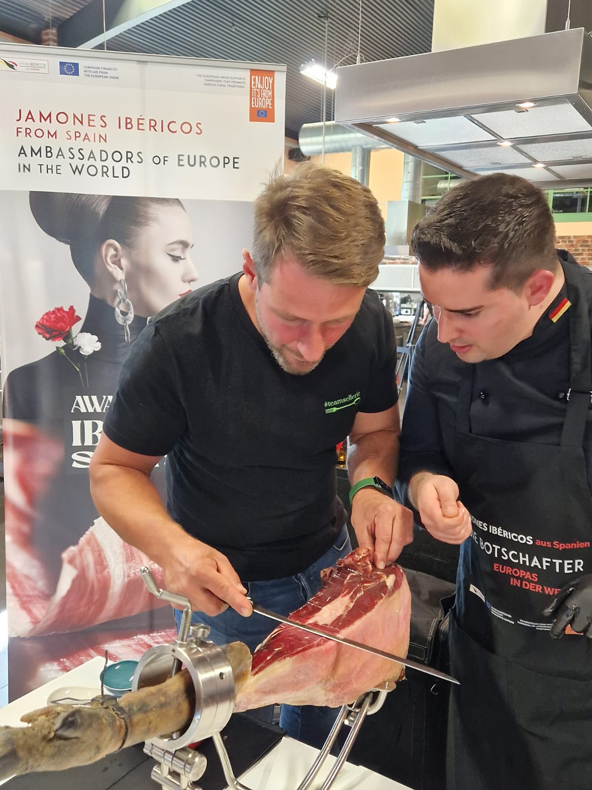 El Jamón Ibérico presente en el concurso alemán Cocinero del Año