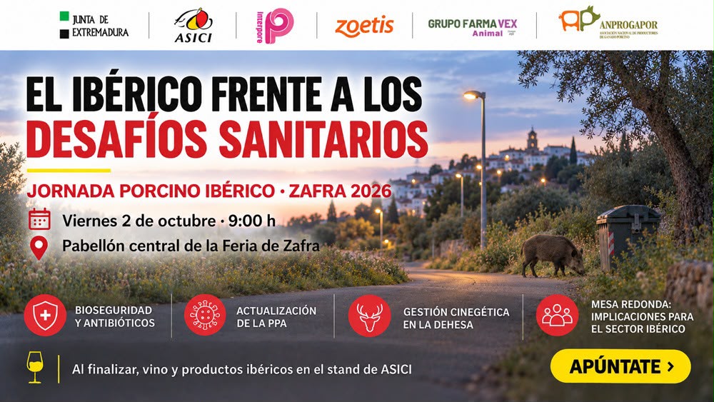 El sector ibérico analiza en Zafra los desafíos sanitarios y el impacto de la PPA